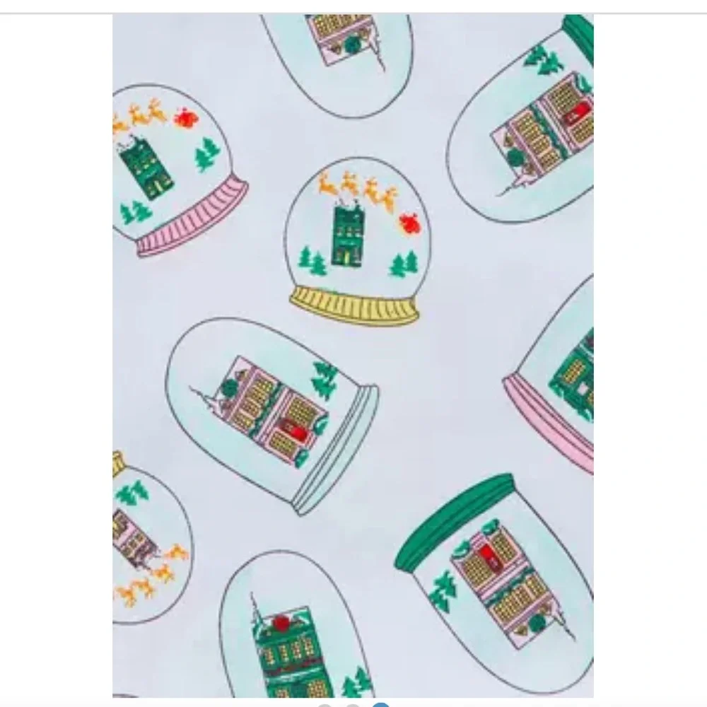 North Pole Snow Globes Microfiber Sheet Set